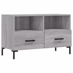 Mobile Porta TV Grigio Sonoma 80x36x50 cm in Legno Multistratocod mxl 104810 - Vista aggiuntiva 2