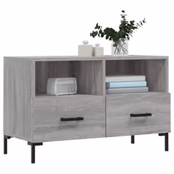 Mobile Porta TV Grigio Sonoma 80x36x50 cm in Legno Multistratocod mxl 104810 - Vista aggiuntiva 3