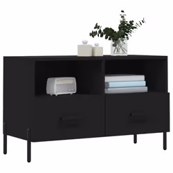 Mobile Porta TV Nero 80x36x50 cm in Legno Multistratocod mxl 127035 - Vista aggiuntiva 3