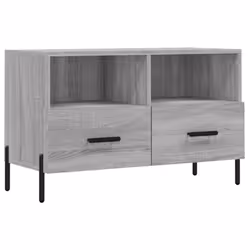 Mobile Porta TV Grigio Sonoma 80x36x50 cm in Legno Multistratocod mxl 104811 - Vista aggiuntiva 2