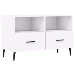 Mobile Porta TV Bianco 80x36x50 cm in Legno Multistratocod mxl 127513 - Vista aggiuntiva 2