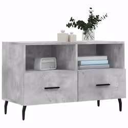 Mobile per TV Grigio Cemento 80x36x50 cm Legno Multistratocod mxl 103918 - Vista aggiuntiva 3