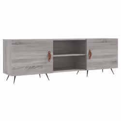 vidaXL Mobile Porta TV Grigio Sonoma 150x30x50 cm in Legno Multistrato - Vista aggiuntiva 2