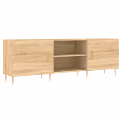 vidaXL Mobile Porta TV Rovere Sonoma 150x30x50 cm in Legno Multistrato - Vista aggiuntiva 2