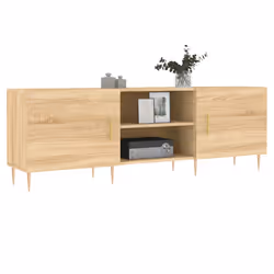 vidaXL Mobile Porta TV Rovere Sonoma 150x30x50 cm in Legno Multistrato - Vista aggiuntiva 3
