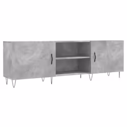 Mobile Porta TV Grigio Cemento 150x30x50cm in Legno Multistratocod mxl 127992