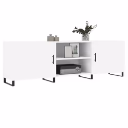 Mobile Porta TV Bianco 150x30x50 cm in Legno Multistratocod mxl 103530