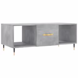 vidaXL Tavolino Salotto Grigio Cemento 102x50x40 cm Legno Multistrato - Vista aggiuntiva 2