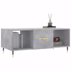 vidaXL Tavolino Salotto Grigio Cemento 102x50x40 cm Legno Multistrato - Vista aggiuntiva 3