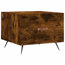 Tavolino da Salotto Rovere Fumo 50x50x40 cm Legno Multistratocod mxl 81565 - Vista aggiuntiva 2