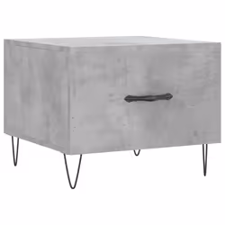 Tavolino Salotto Grigio Cemento 50x50x40 cm Legno Multistratocod mxl 104402