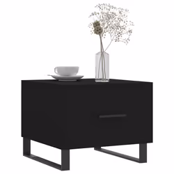Tavolini da Salotto 2 pz Neri 50x50x40 cm in Legno Multistratocod mxl 97455 - Vista aggiuntiva 3