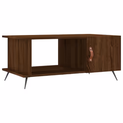 Tavolino da Salotto Rovere Marrone 90x50x40cm Legno Multistratocod mxl 81434