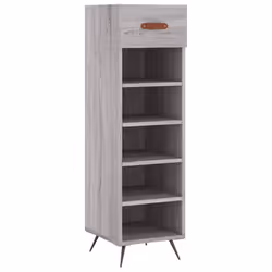 Scarpiera Grigio Sonoma 30x35x105 cm in Legno Multistratocod mxl 105343 - Vista aggiuntiva 2