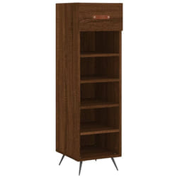 Vidaxl - Scarpiera Rovere Marrone 30x35x105 cm in Legno Multistrato
