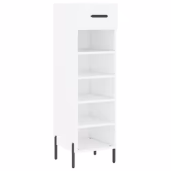 Scarpiera Bianca 30x35x105 cm in Legno Multistratocod mxl 103468 - Vista aggiuntiva 2