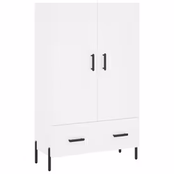 Credenza Bianca 69,5x31x115 cm in Legno Multistratocod mxl 127638 - Vista aggiuntiva 2