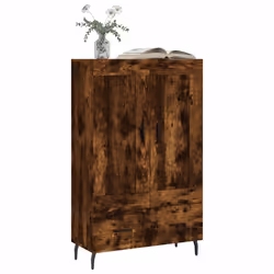 vidaXL Credenza Rovere Fumo 69,5x31x115 cm in Legno Multistrato - Vista aggiuntiva 3