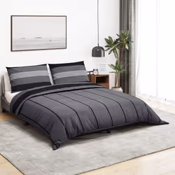 Questo set di copripiumino è morbido e confortevole e aggiunge un tocco di classe alla vostra camera da letto. Materiale conf ...