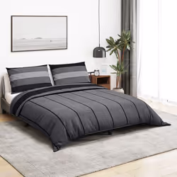 Questo set di copripiumino è morbido e confortevole e aggiunge un tocco di classe alla vostra camera da letto. Materiale conf ...