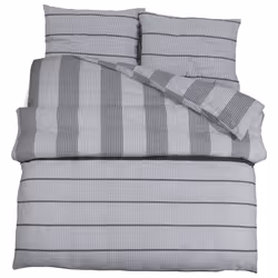 Set Copripiumino Grigio 200x200 cm in Cotonecod mxl 111755 - Vista aggiuntiva 2