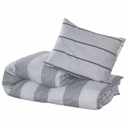 Set Copripiumino Grigio 200x200 cm in Cotonecod mxl 111755 - Vista aggiuntiva 3