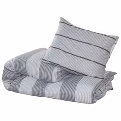 Set Copripiumino Grigio 260x240 cm in Cotonecod mxl 115959 - Vista aggiuntiva 3