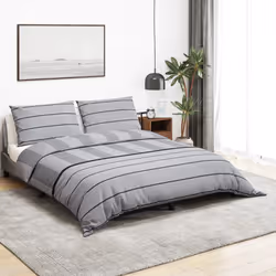 Questo set di copripiumino è morbido e confortevole e aggiunge un tocco di classe alla vostra camera da letto. Materiale conf ...