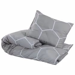 Set Copripiumino Grigio 220x240 cm in Cotonecod mxl 115827 - Vista aggiuntiva 3