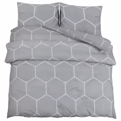 Set Copripiumino Grigio 260x240 cm in Cotonecod mxl 89405 - Vista aggiuntiva 2