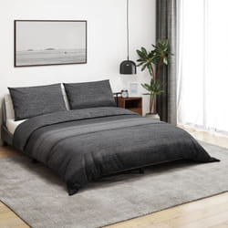 Vidaxl - Set Copripiumino Grigio Scuro 260x220 cm in Cotone 73261
