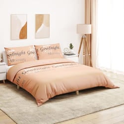 Vidaxl - Set Copripiumino Rosa 135x200 cm in Cotone 14857