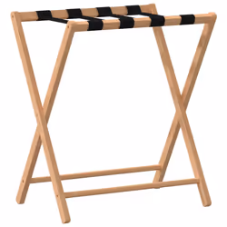 vidaXL Portabagagli 68,5x38x58 cm in Bambù - Vista aggiuntiva 2