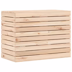 Cesto per Bucato 88,5x44x66 cm Legno Massello Pinocod mxl 83675 - Vista aggiuntiva 2