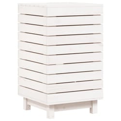 VidaXL 832322 porta biancheria Pino Bianco