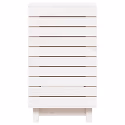 VidaXL 832322 porta biancheria Pino Bianco - Vista aggiuntiva 5