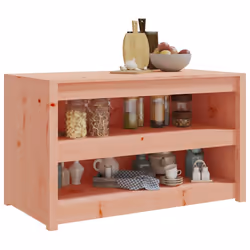 vidaXL Mobile da Cucina da Esterno 106x55x64 cm Legno Massello di Douglas - Vista aggiuntiva 3