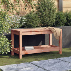 Panca da Giardino 82,5x35x45 cm in Legno Massello di Douglas Vidaxl 78226