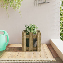 Vidaxl - Fioriera Giardino a Recinzione 30x30x30Pino Massello Impregnato 19253