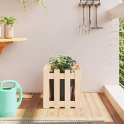 Questa fioriera da giardino in legno è la scelta ideale per coltivare una varietà di fiori o di piante. Legno massello di pin ...