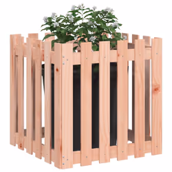 Fioriera Giardino Design Recinzione 60x60x60cm Massello Douglascod mxl 107572 - Vista aggiuntiva 3