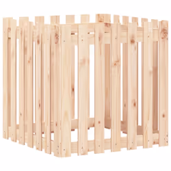 Fioriera Giardino Design a Recinzione 70x70x70 cm Massello Pinocod mxl 107616 - Vista aggiuntiva 2