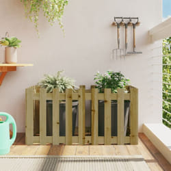Vidaxl - Fioriera Rialzata da Giardino 100x50x50 cm in Pino Impregnato