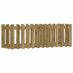 Fioriera da Giardino Recinzione 150x50x50cm in Pino Impregnatocod mxl 83693 - Vista aggiuntiva 2
