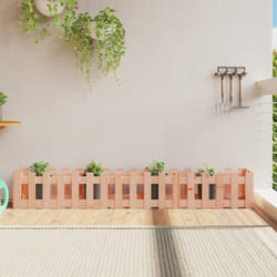 Fioriera da Giardino Recinzione 200x30x30cm in Massello Douglascod mxl 83694