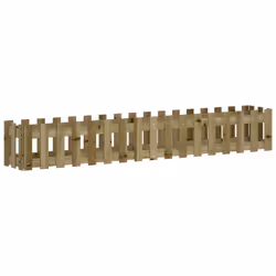 Fioriera da Giardino Recinzione 200x30x30cm in Pino Impregnatocod mxl 107624 - Vista aggiuntiva 2