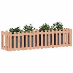 Fioriera da Giardino Recinzione 200x50x50cm Massello Douglascod mxl 107627 - Vista aggiuntiva 3
