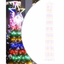 A Natale create un'atmosfera festosa con questa illuminazione per l'albero di Natale! 8 Modalità di illuminazione: L'illumina ...