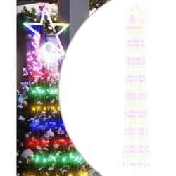Vidaxl - Illuminazione per Albero di Natale 320 led Colorato 375 cm
