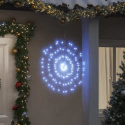 Vidaxl - Decorazione Natalizia, Illuminazione di Natale Galassia 140 led Bianco Freddo 17 cm 5617